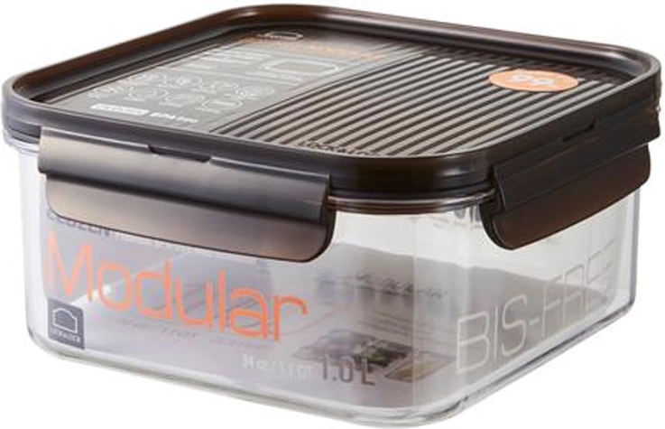 Dóza Bisfree Modular štvorcová 1 l