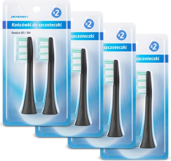 Náhradné hlavice pre sonickú kefku Berdsen B3, 8 ks