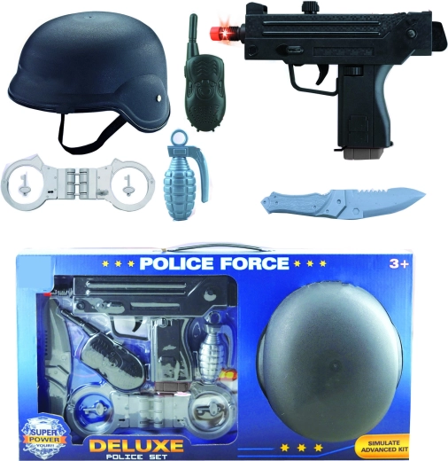Policajný samopal s výbavou – set 6 ks