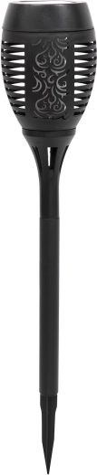 Solárna záhradná lampa s plamenným efektom, 10 LED, 40 cm, IP44