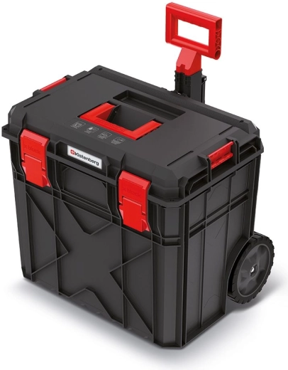Kufor na náradie s kolieskami X-Block Pro 546 × 380 × 510 mm, čierny
