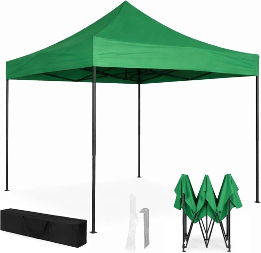 Automatický záhradný párty stan 3 × 3 m, zelený, MultiGarden