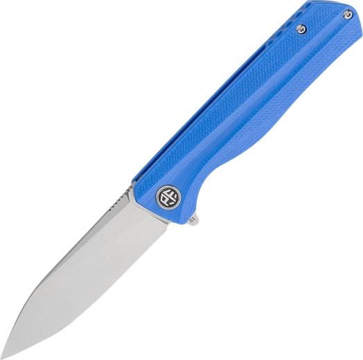 Vreckový nôž Petrified Fish Forward D2, modrá G10, stonewash 9 cm