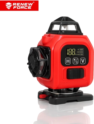 Laserová vodováha RENEW FORCE 4D 360° so zeleným laserom