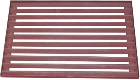 Kovová nášľapná rohož 40 × 60 cm – veľká