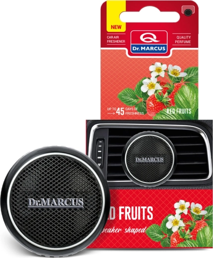 Dr. Marcus osviežovač vzduchu do auta v tvare reproduktora Red Fruits