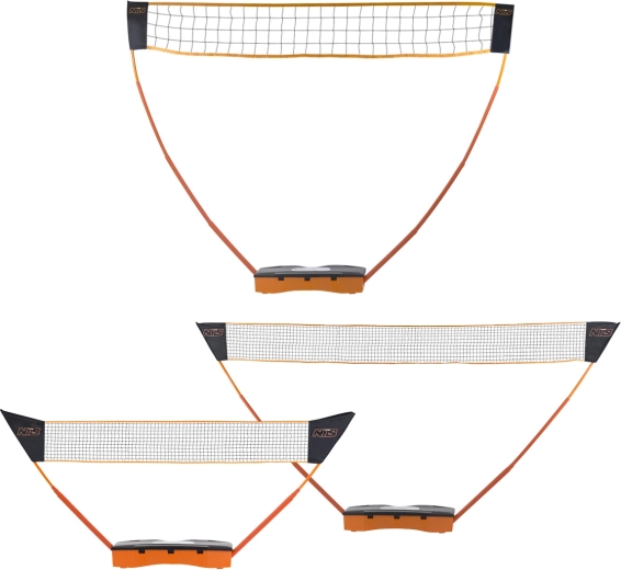 Skladacia nastaviteľná sieť 3v1 NILS na bedminton, tenis a volejbal