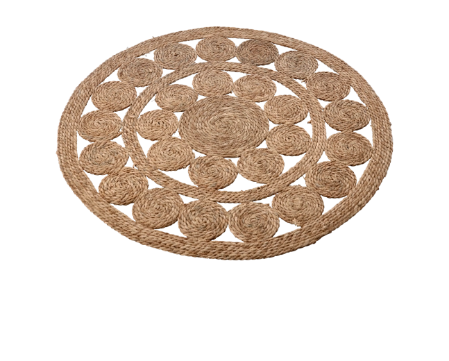 Okrúhla podložka z morskej trávy 100 cm