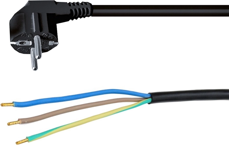 Solight flexo šnúra 3× 1 mm² čierna 2 m