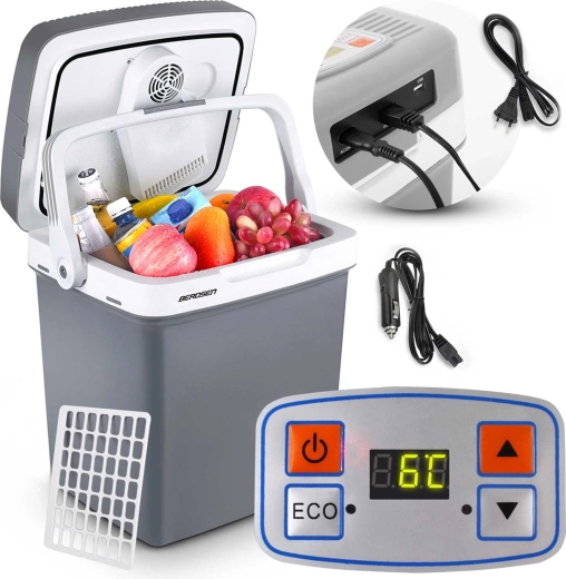 Prenosná termoelektrická autochladnička 26 l s ECO režimom