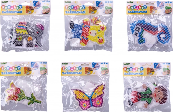 Zažehľovacie koráliky set mix