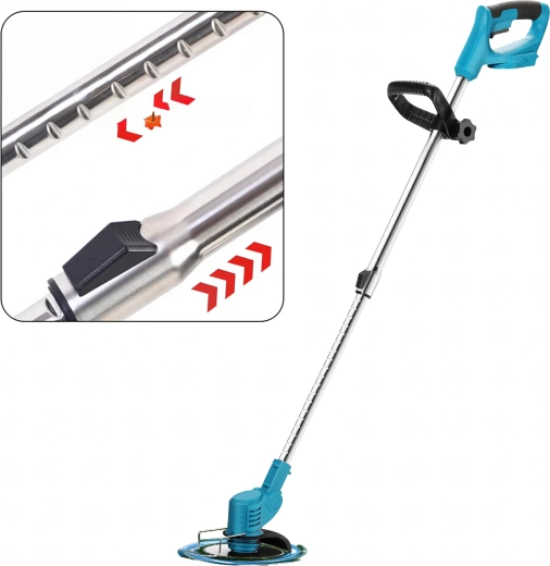 Akumulátorový vyžínač trávy – výkonný set s vymeniteľnými čepeľami