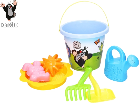 Piesková sada Krtko veľká 3,5 l modrá