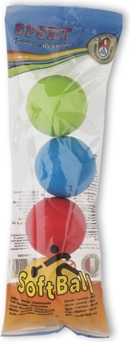 Androni sada 4 mäkkých loptičiek, priemer 7 cm