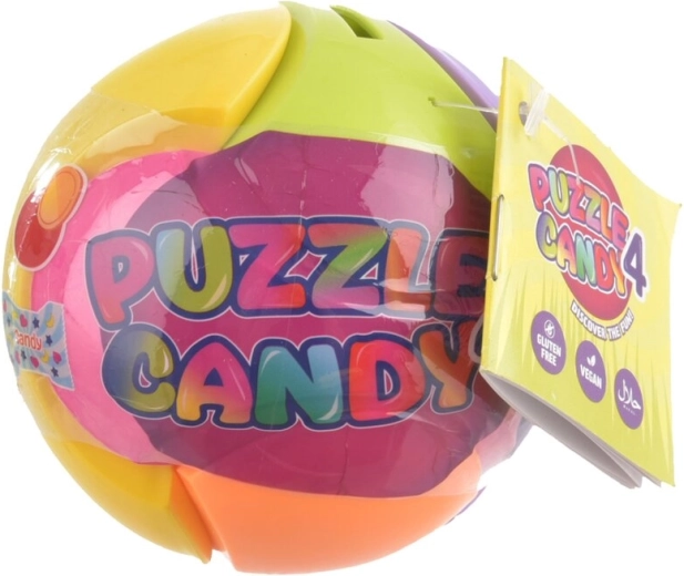 Cukríky v puzzle guli s hračkou 15 g