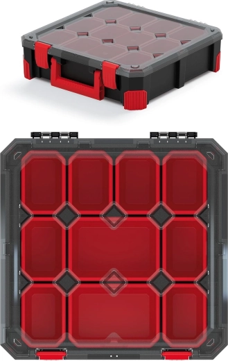 Organizér Titan s 10 priehradkami 390 × 390 × 110 mm