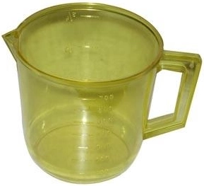 Nádoba pre šľahač 0,75 l, plastová, transparentná