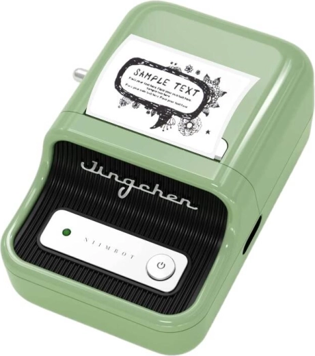 Prenosná tlačiareň štítkov Niimbot B21 – Zelená