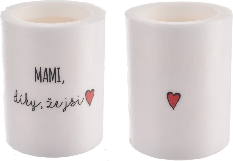 Vonná sviečka v skle „Mami, vďaka, že si“