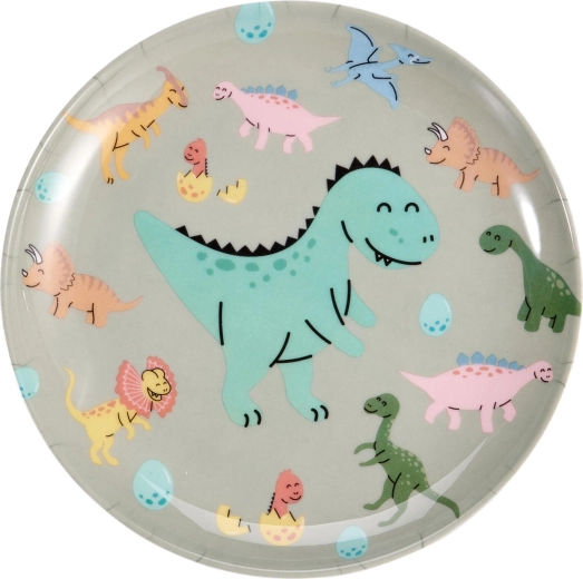 Detský plytký melamínový tanier 21 cm mix dekorov - 1 kus