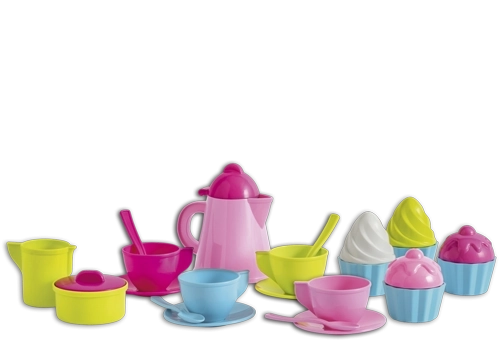 Androni kávový set s tortičkami a úložným boxom, 24 dielov