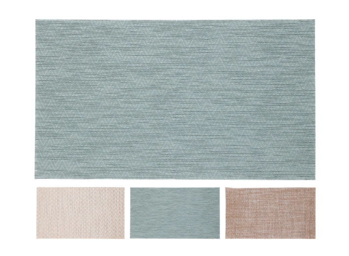 Stolové prestieranie 45 × 30 cm, sivé, plastové