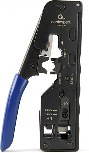 Univerzálne krimpovacie kliešte na konektory RJ45/RJ12/RJ11 (pass-through)