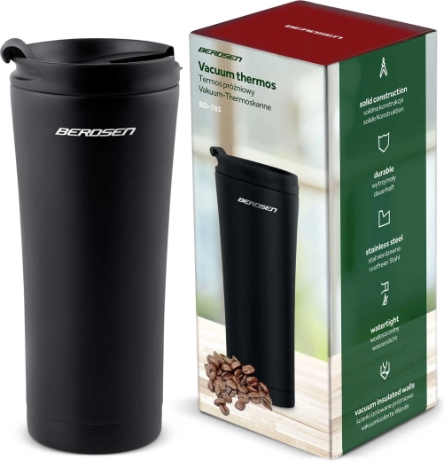 Termopohár BERDSEN 470 ml čierny