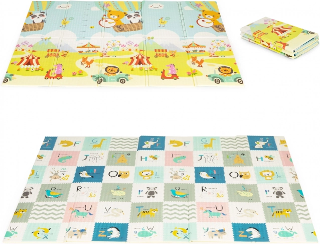 Vzdelávacia penová podložka, obojstranná, skladacia veľká taška