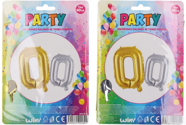 Nafukovací balón v tvare písmena O