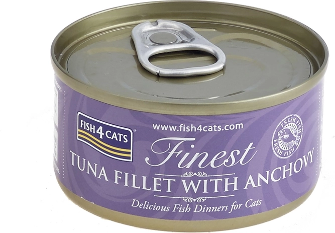 Konzerva pre mačky tuniak so sardelami 70 g FISH4CATS Finest