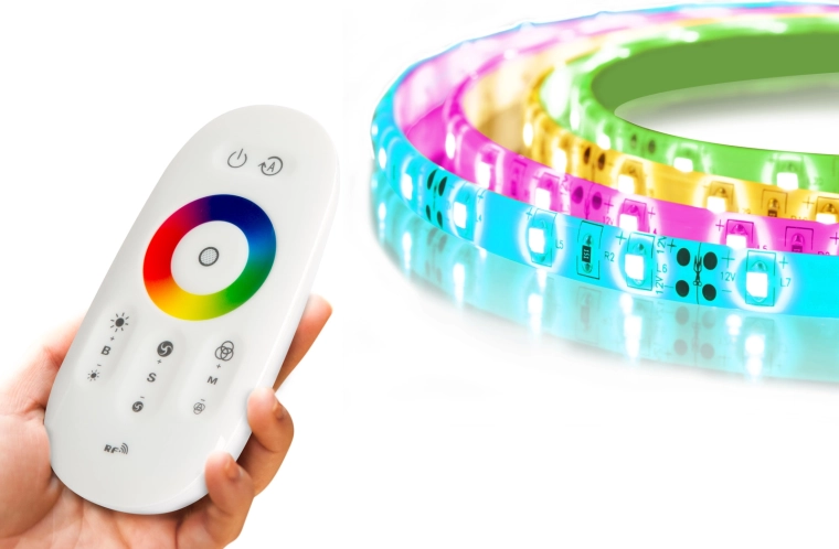 RGB LED pásik MagicControl 5 m s dotykovým ovládačom a krytím IP65