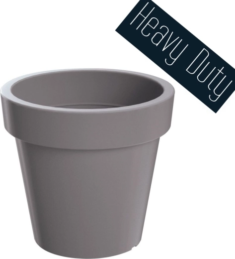Kvetináč Lexo Round 80 cm – sivý kameň
