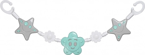 Závesná hračka na kočík slniečko a hviezdičky