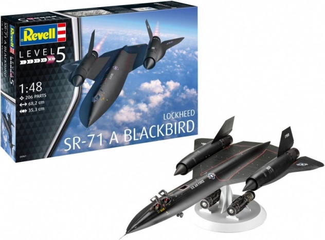 Plastikový model Lietadla Lockheed SR-71 Blackbird 1/48