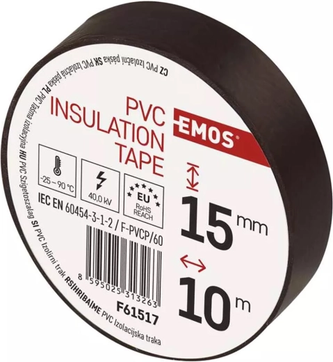 Izolačná PVC páska 15 mm × 10 m hnedá