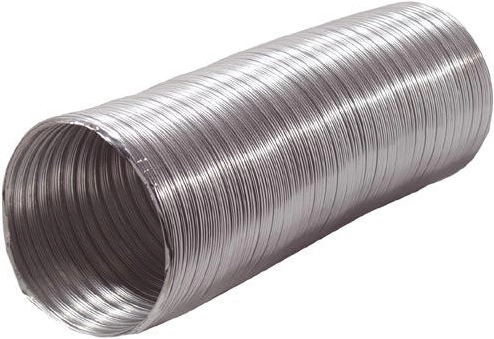 Flexibilné hliníkové potrubie priemer 125 mm, dĺžka 230–1000 mm