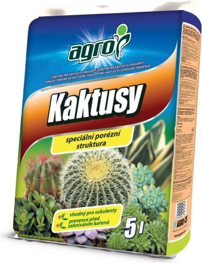 Substrát pre kaktusy a sukulenty 5 l AGRO