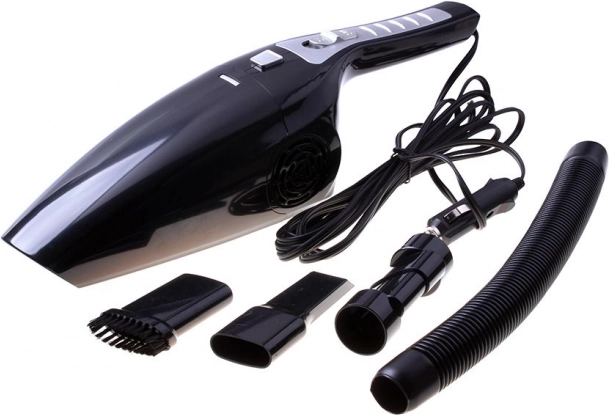 Ručný bezsáčkový autovysávač 12V – čierny