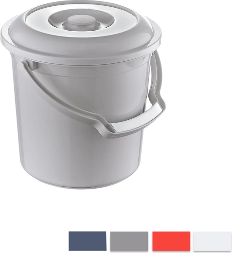 Hobby plastové vedro s vekom 5 l (mix farieb)