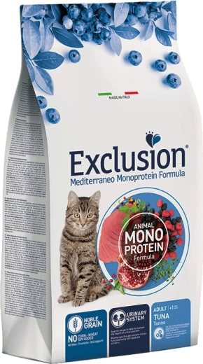 Exclusion granule pre dospelé mačky s tuniakom 1,5 kg