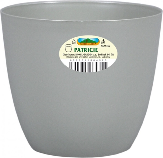 Plastový kvetináč Patricie Modern 25 × 22 cm svetlozelený