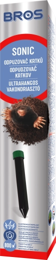 Bros sonic odpudzovač krtkov a hlodavcov