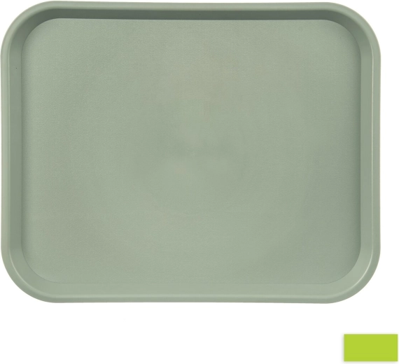 Plastový servírovací podnos z UH, zelený 45,5 × 35,5 cm - 1 kus