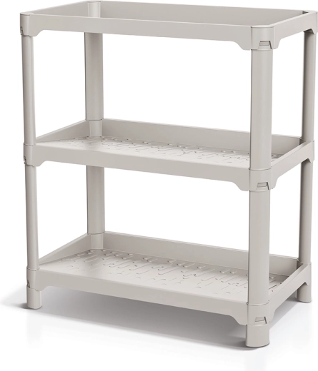 Regál na topánky NUBBY RACK, svetlohnedý
