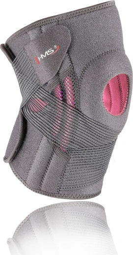 Ortéza na koleno s otvorenou jabĺčkou a krížovým sťahovaním