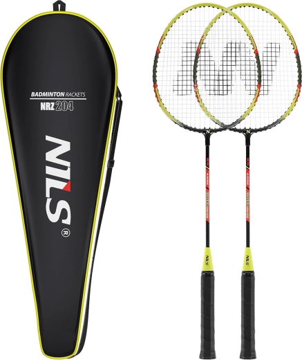 Bedmintonový set Nils s 2 raketami a obalom