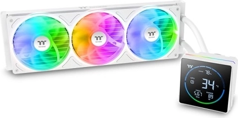 Vodné chladenie AIO 360 ARGB Snow s LCD displejom