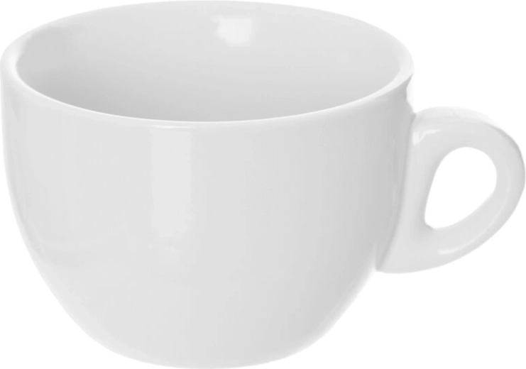 Porcelánový hrnček Mona na cappuccino 0,21 l biely