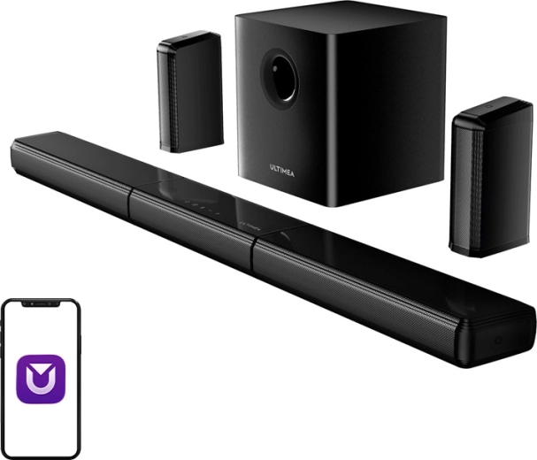 ultimea apollo s70 ultra soundbar 7.1 so subwooferom a zadnými reproduktormi
